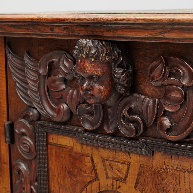 A Baroque style cabinet, 19th Century.