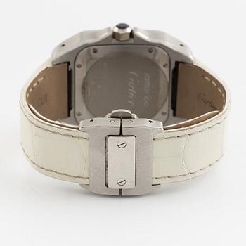 Cartier, Santos 100, wristwatch, 33 x 32,5 (44) mm.