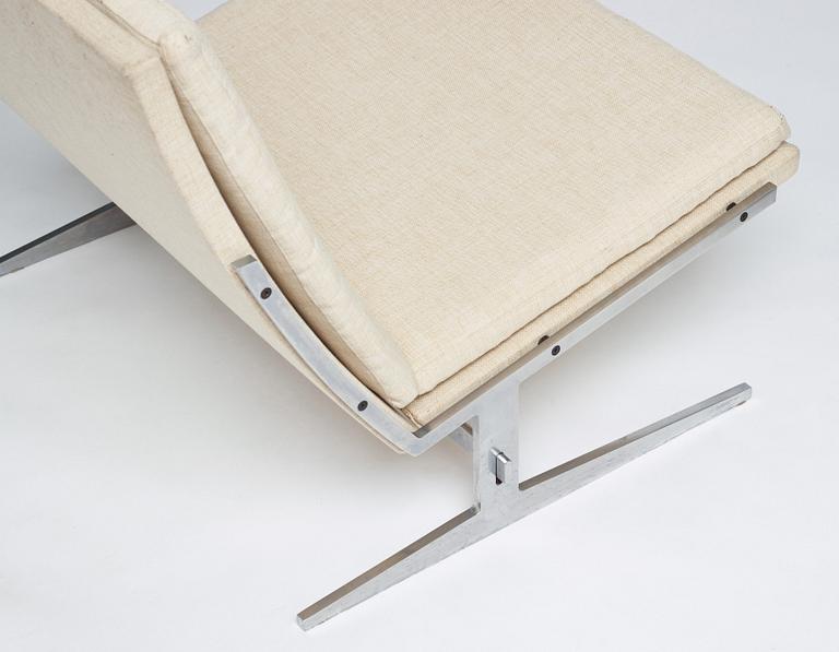 Preben Fabricius & Jørgen Kastholm, a pair of easy chairs "Bo 561", Bo-Ex Denmark, 1960's.