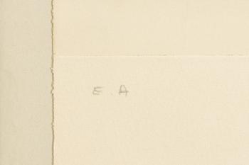 Antoni Tàpies, "Edmond Jabès, Ca suit son cours".