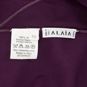 ALAIA, purple dress, size M.