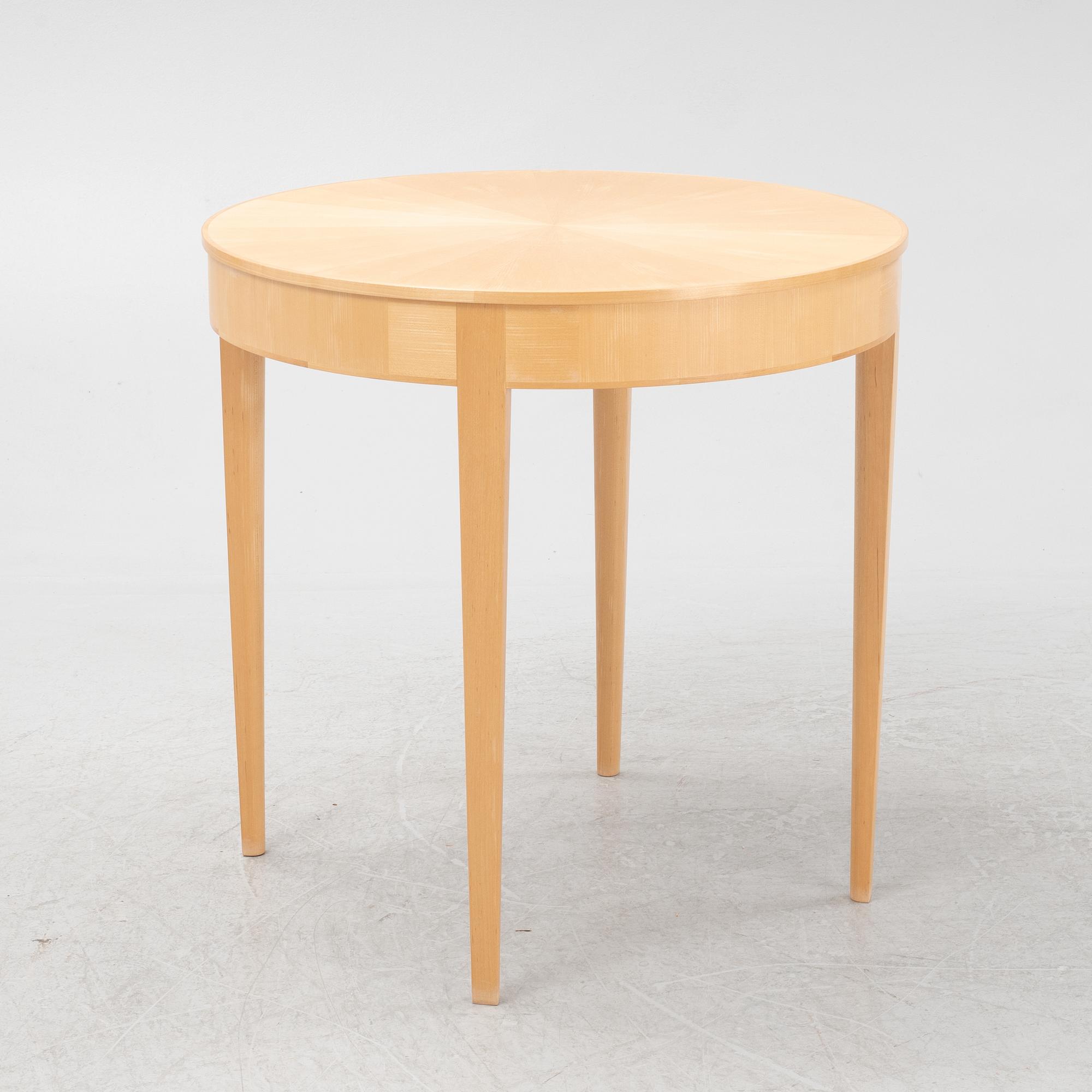 Carl Malmstens Verkstadsskola, a side table, late 20th century.