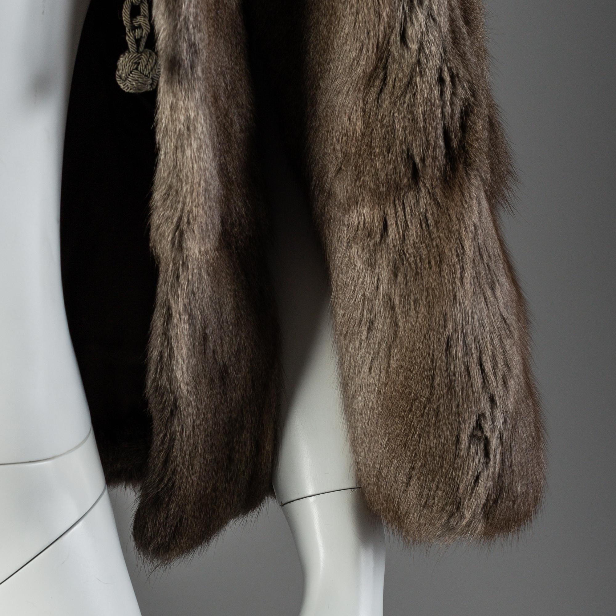 A 1940s fur cape, Wigéns, Tranås, Sweden.