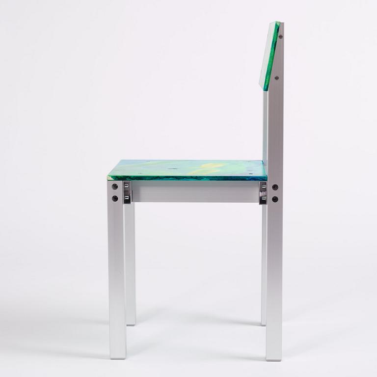 Fredrik Paulsen, stol, unik, "Chair One Open Air, Bad Moon Rising", JOY, 2024.