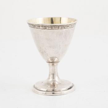 A Swedish Silver Cup, mark of Petter Eneroth, Stockholm 1791.