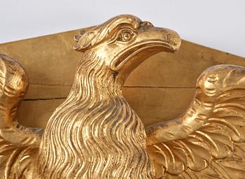 Spegel, av Petter Gustaf Bylander (spegelfabrikör i Göteborg 1811-58), Empire.