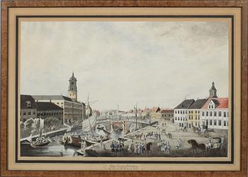 CARL LUDWIG FERDINAND MESSMANN, akvarell, signerad samt daterad 1886.