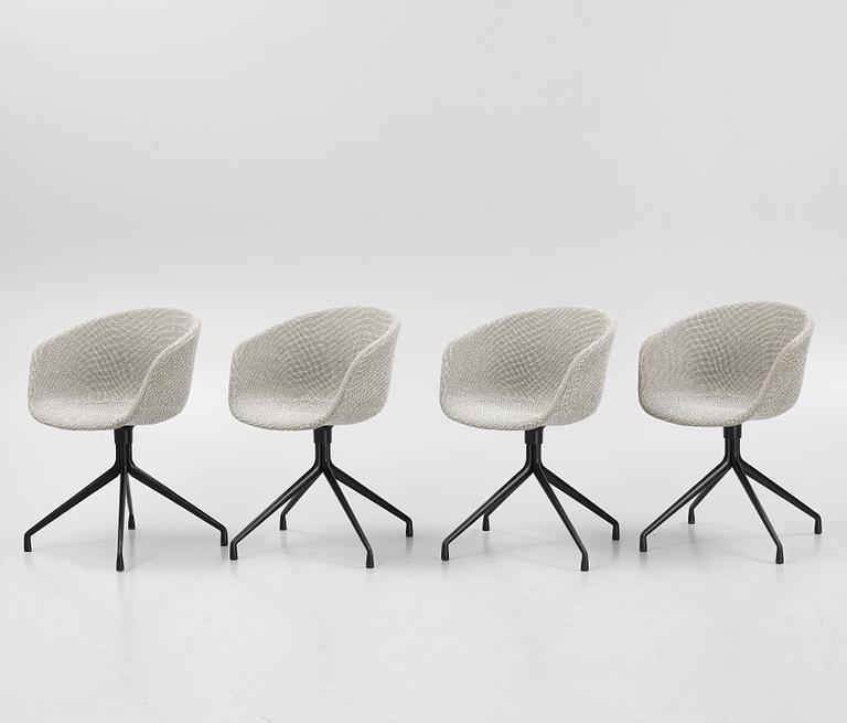 Hee Welling, a set of 9 'About a chair' chairs, Denmark.