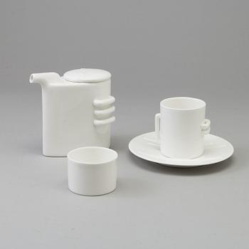 SERVIS, 7 delar, benporslin, Masato Yamamoto, "Nippon" Gustavsberg. 1970-tal.