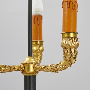 Floor lamp, 20th century, Empire style.