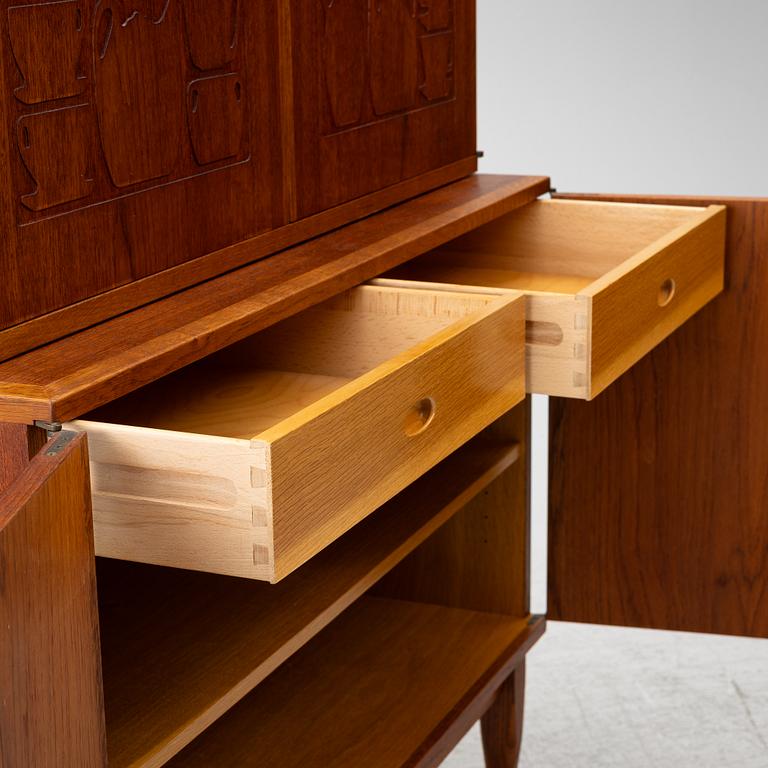 Yngve Ekström, cabinet, 'Krus', AB Westbergs Möbler, Tranås, 1950s.