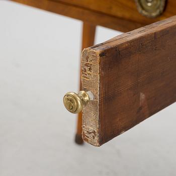 A Gustavian child's secretary desk, late 18th century.