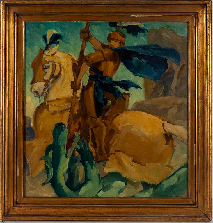 GÖSTA VON HENNIGS, oil on canvas, signed with initials and dated 1922.