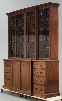 VITRINSKÅP, England, 1700/1800-tal.