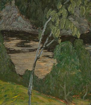 Helmer Osslund, "Afton vid Faxelven".