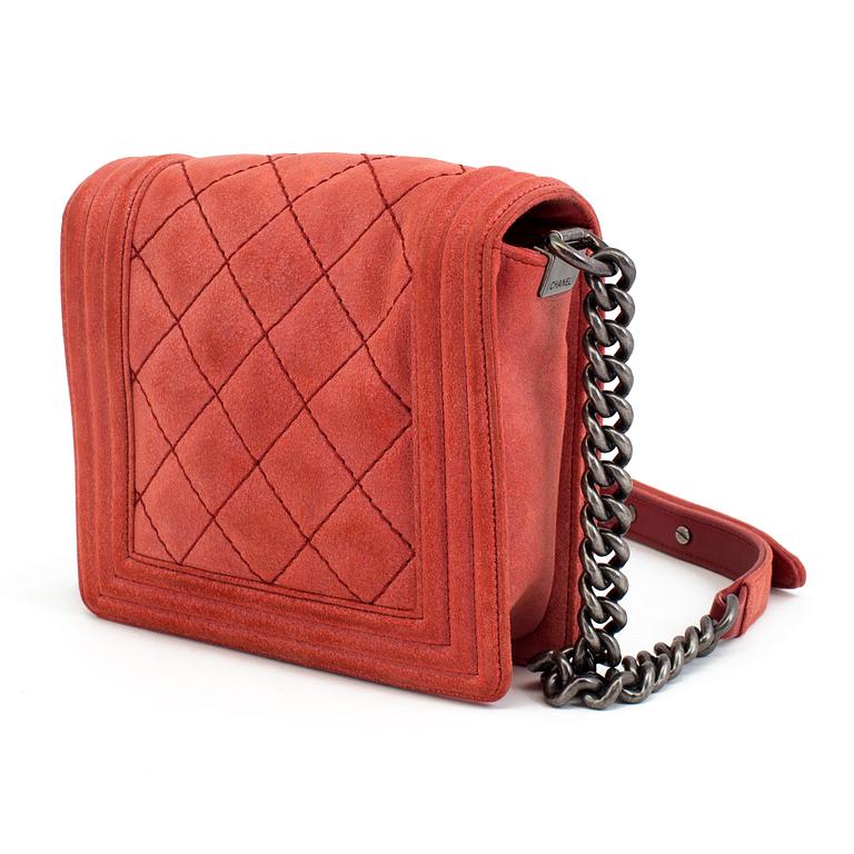 A Chanel Boy Bag handbag.