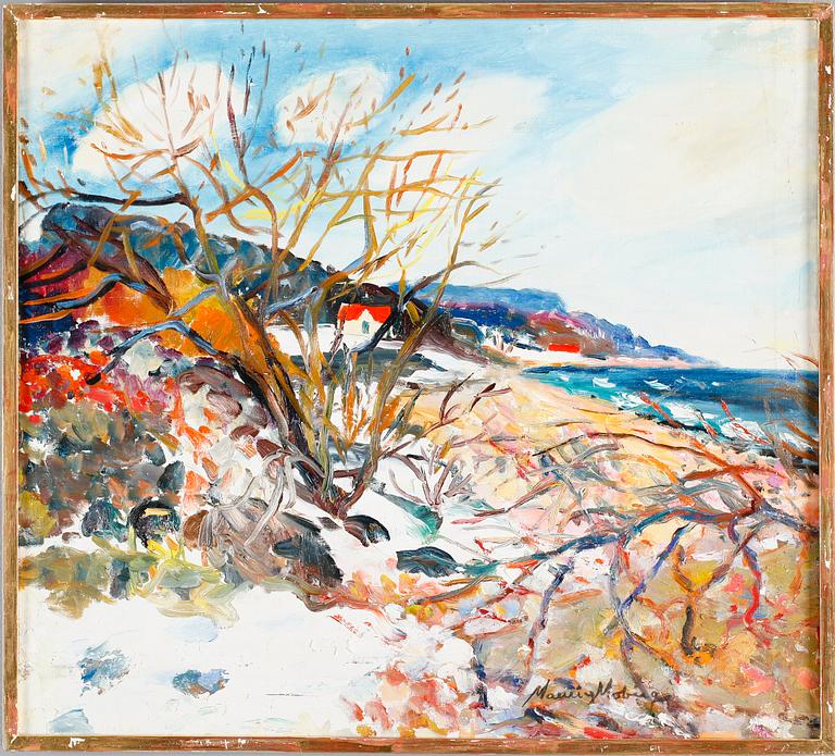 MAURICE MOBERG, olja på duk, signerad.