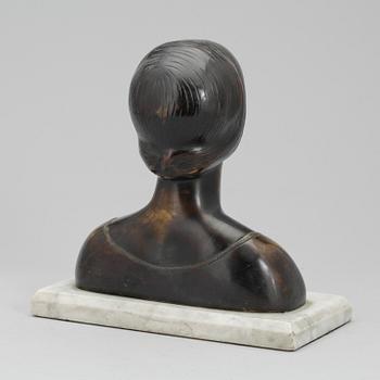 SKULPTUR, bons, okänd konstnär, ej signerad, 1900-tal.