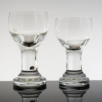 BERTIL VALLIEN, glas, 23 st, "Ballad", Kosta Boda, formgivna 1975.