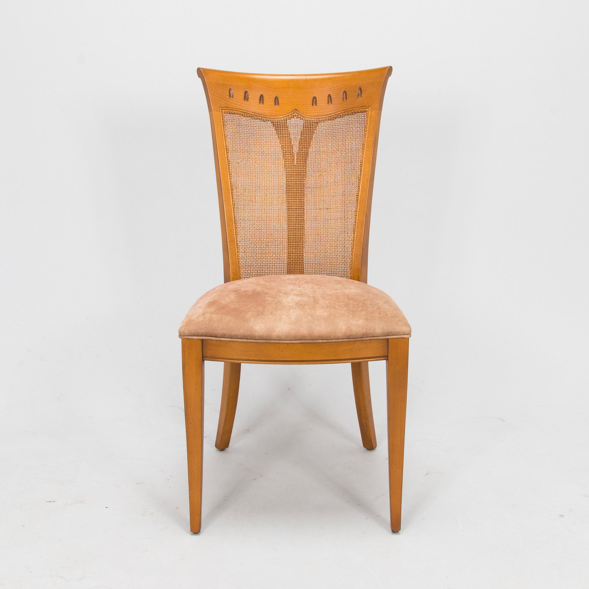 Desk and chair, late 20th century.