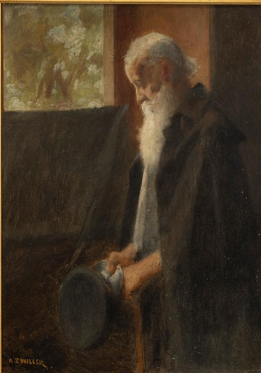 Augustin Zwiller, Porträtt av äldre herre.
