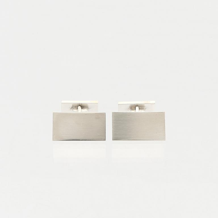 Wiwen Nilsson, a pair of sterling silver cufflinks, Lund 1965.