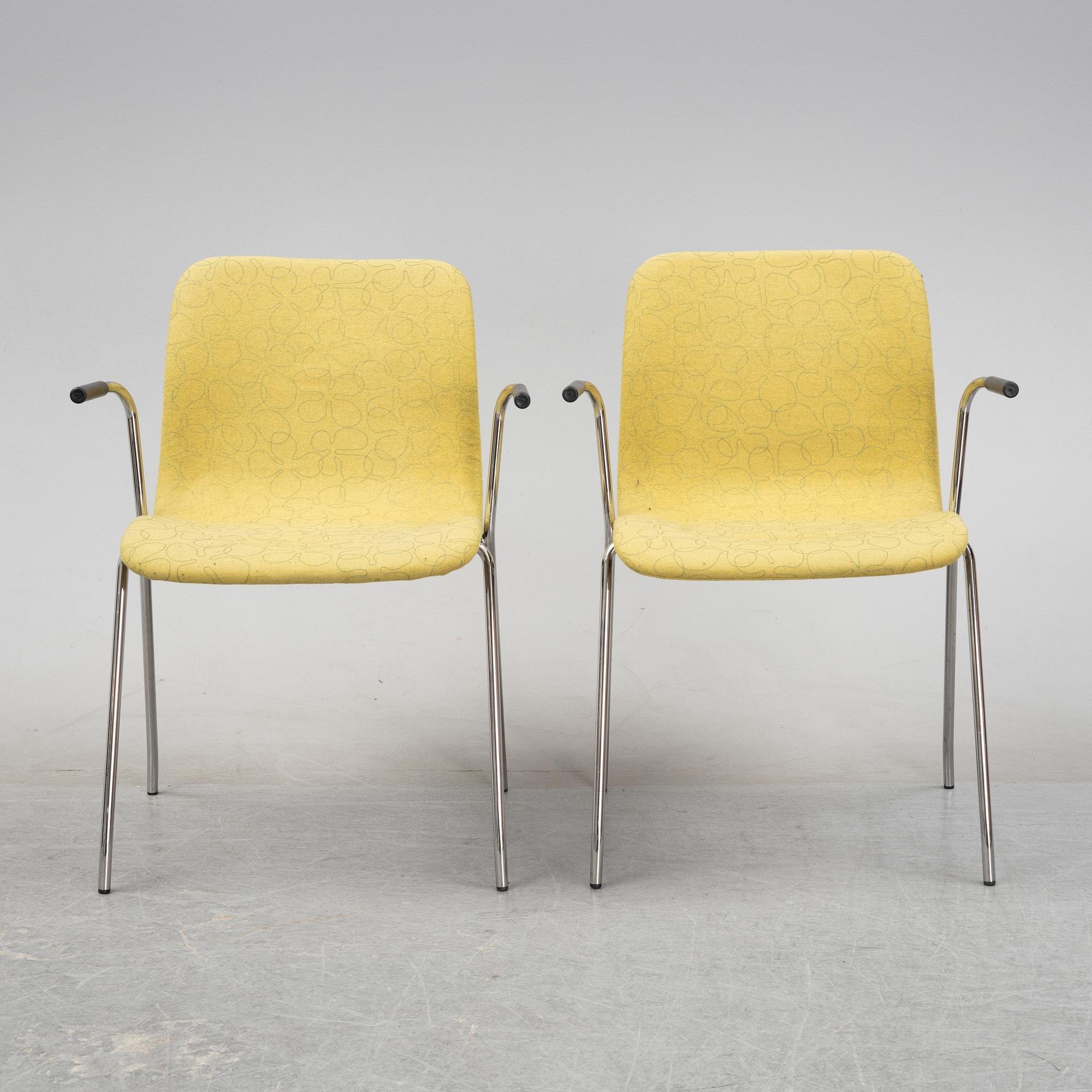 A set of eight 'Cornflake' armchairs by Claesson Koivisto Rune, for Offecct, dated 2008.