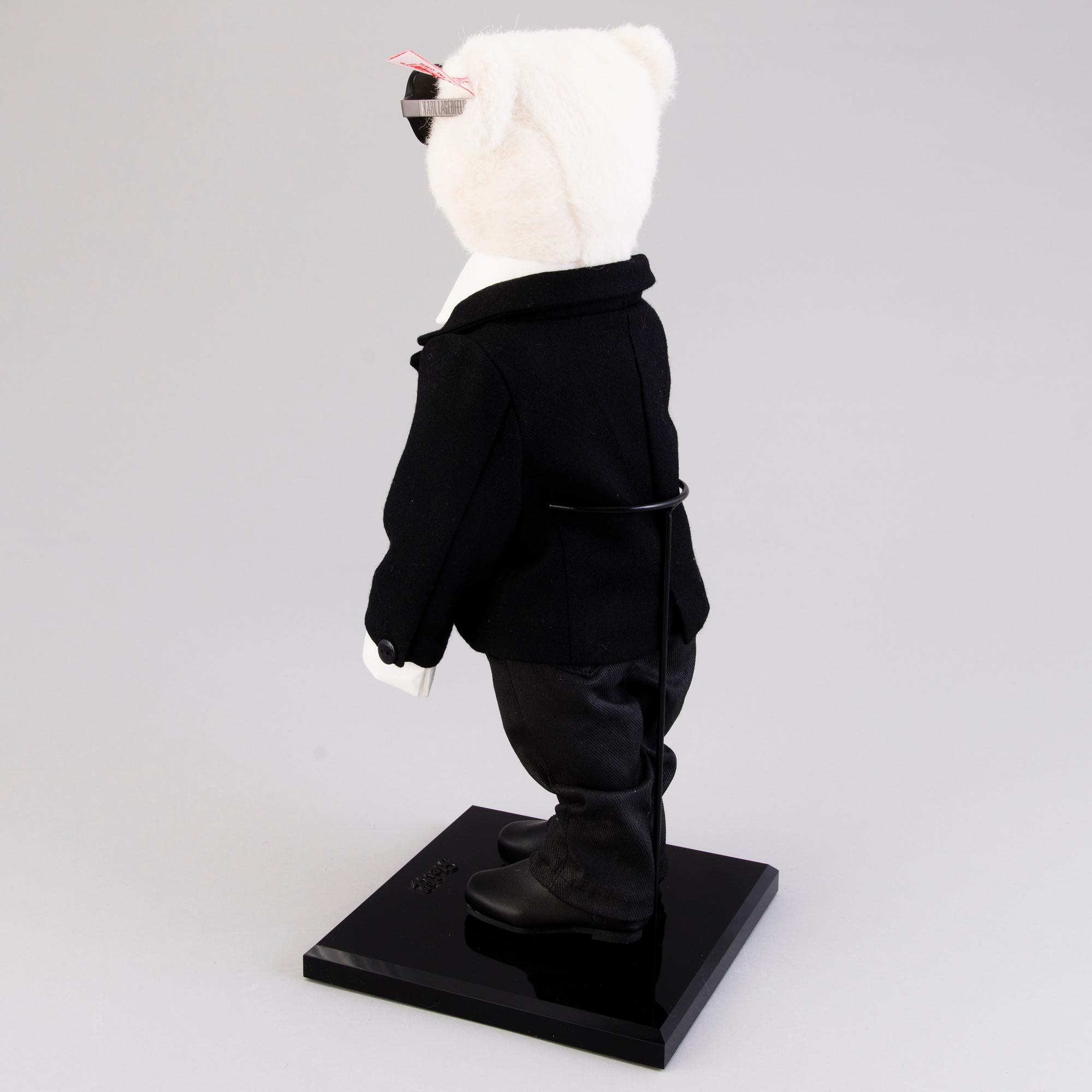 STEIFF / KARL LAGERFELD, NALLE, Limited edition, numrerad 1190/2500, Tyskland 2009.