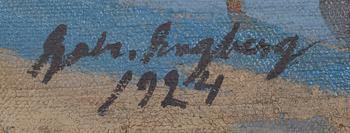 GABRIEL ENGBERG, olja på duk, sign. och dat. 1924.