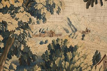 A "Verdure" tapestry, ca 282 x 433 cm, signed ViTRA.M.R.D'AVBVSON.