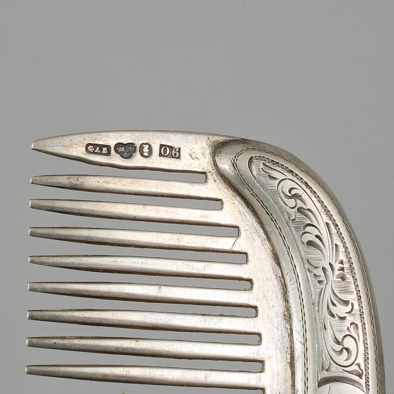 PARTI SILVER, 4 delar, bl a GAB, 1892-1916.