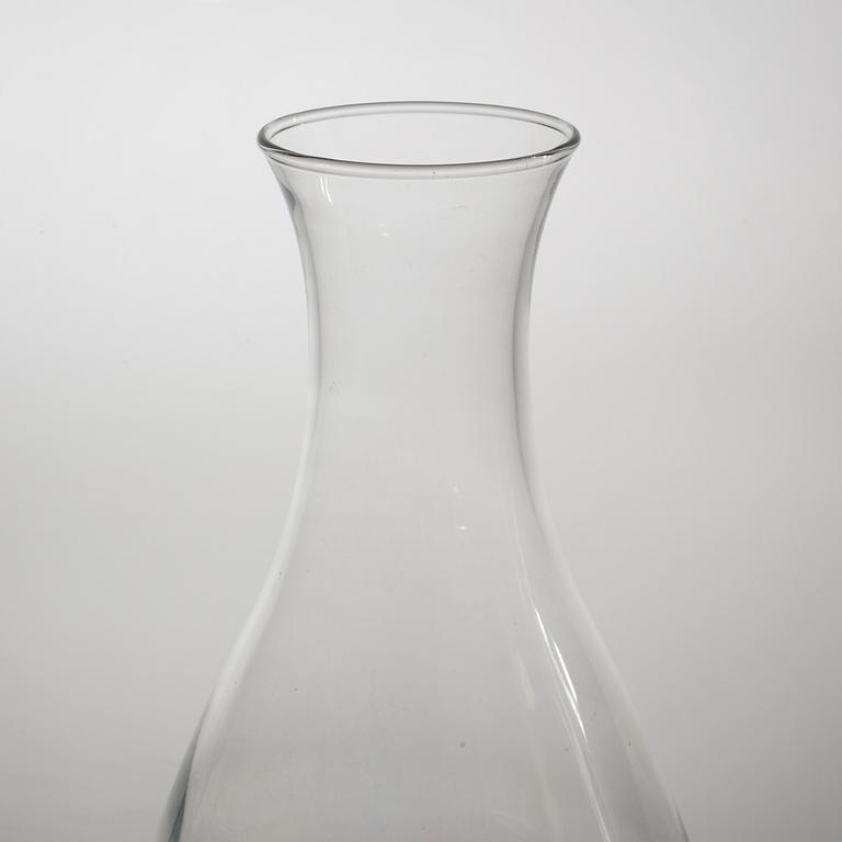 SERVISDELAR, 44 delar, glas, bla Orrefors, 1900-talets andra hälft.