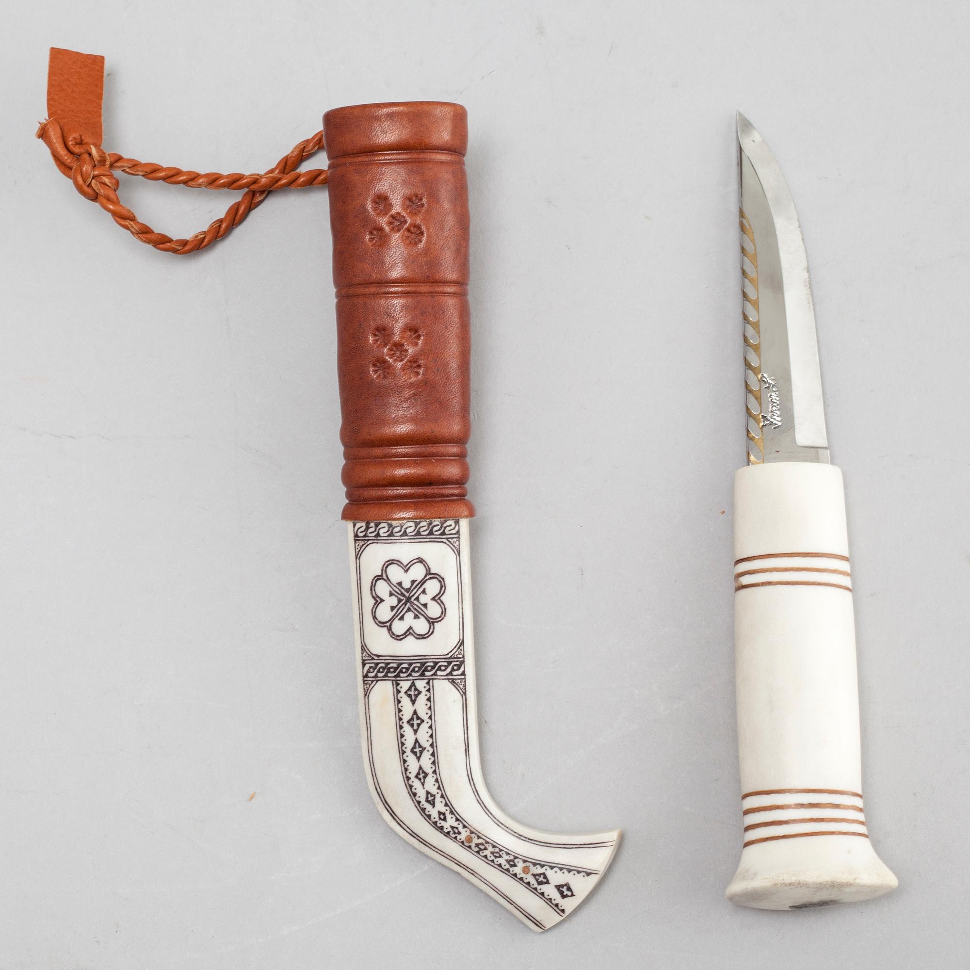 INGVAR SVONNI, kniv, signerad J Svonni.