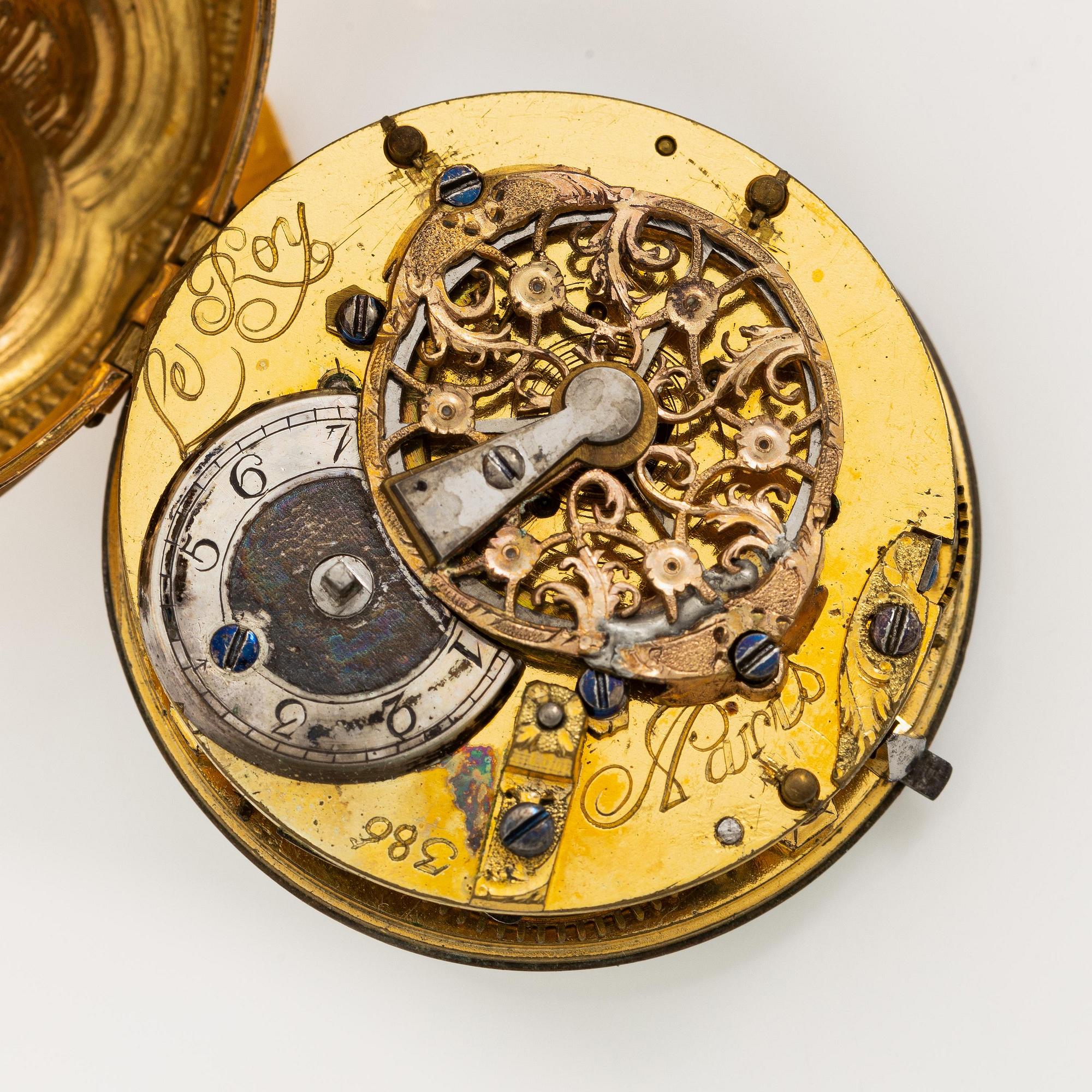 Fickur, av Le Roy à Paris, 1700-talets mitt, Louis XV.