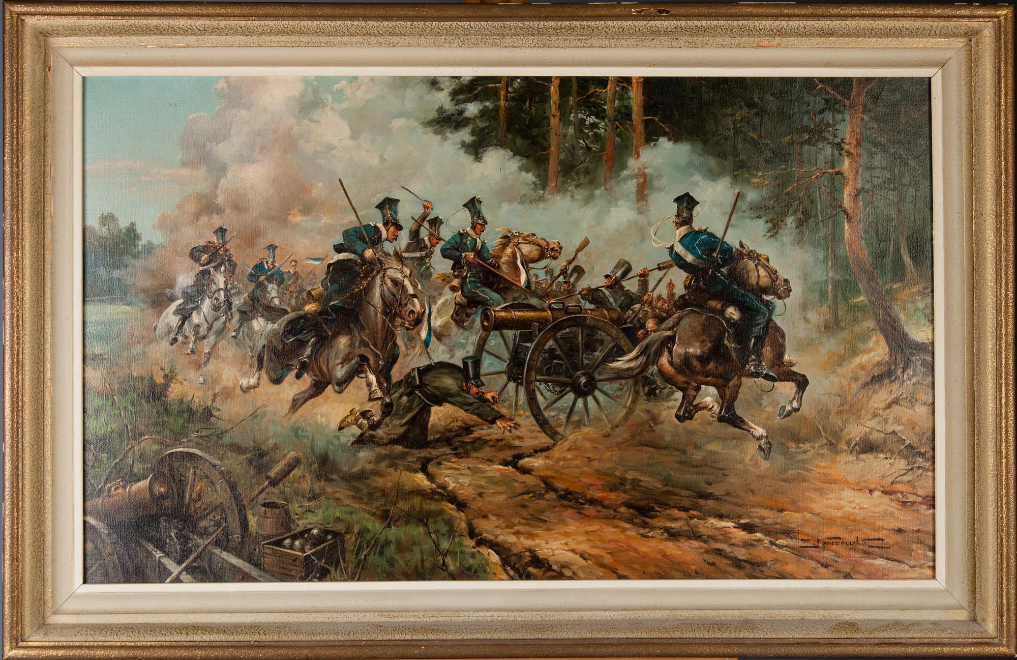 ZYGMUNT KACZOWKA, olja på duk, signerad.