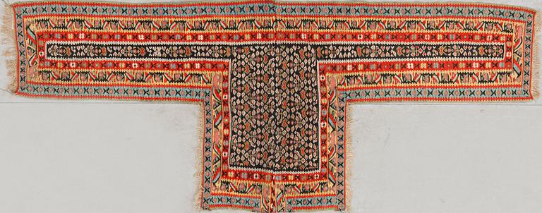 KELIM, semiantik, Senneh sannolikt, ca 180 X 74 cm.