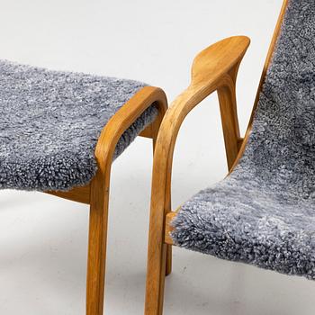 Yngve Ekström, Armchair with footstool, “Lamino”, Swedese.