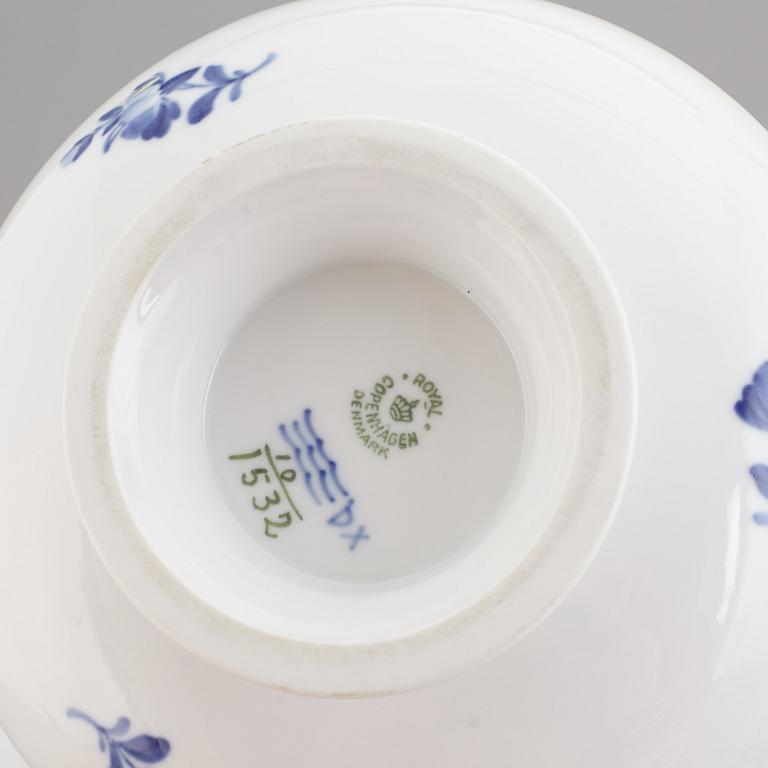A 'Blå blomst' Royal Copenhagen coffe service, Denmark, 20th Century.