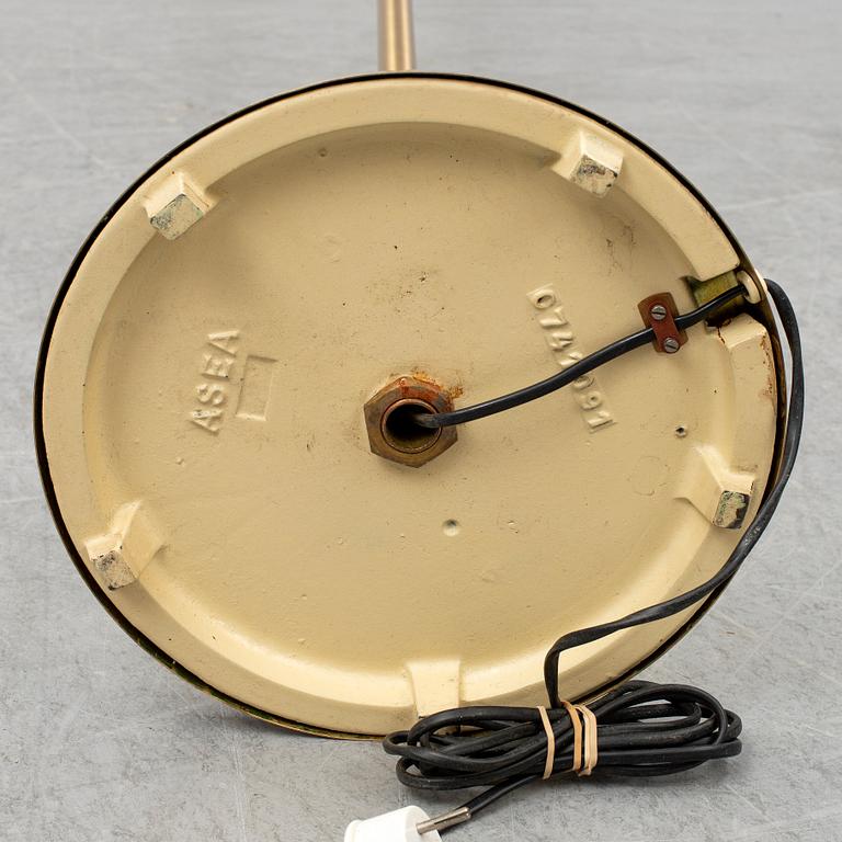 A brass floor light from ASEA Belysning, 1940's/50's.