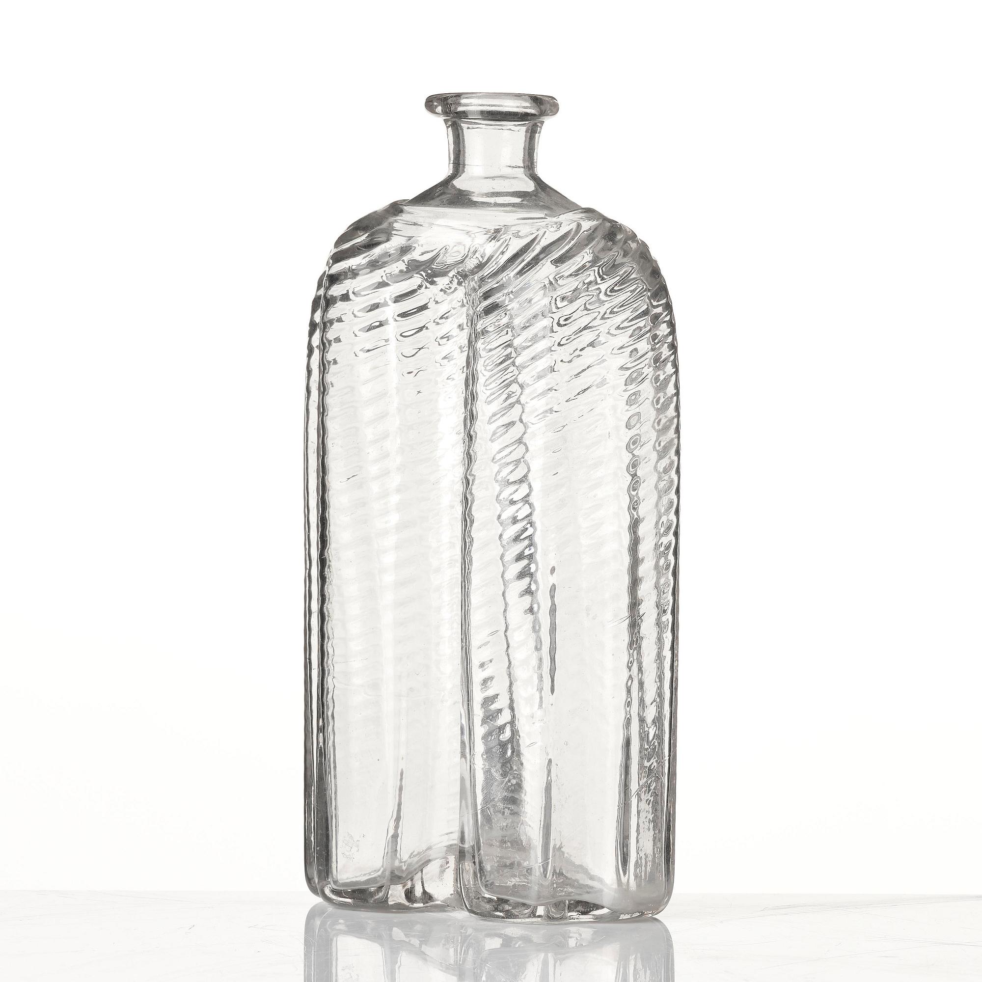 A  Swedish glass bottle, Skånska Glasbruket, 18th century.