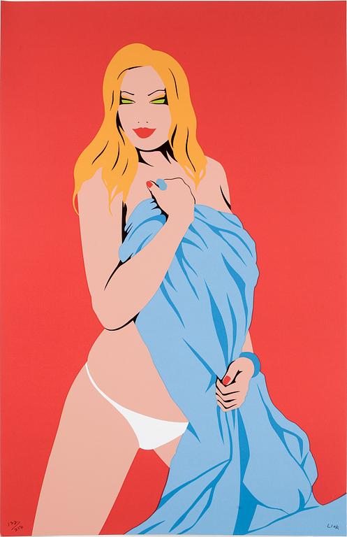 RON LIOR, silkscreen, 6 st, mappen utgiven av Art Now Factory, signerade och numrerade 172/250.