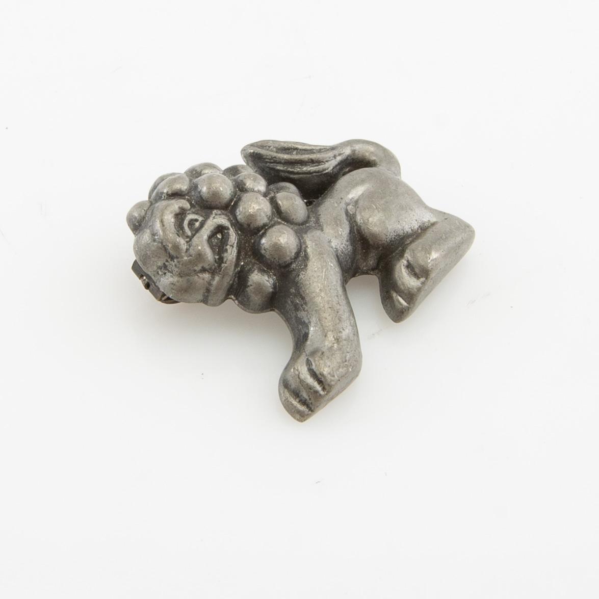 Anna Petrus, Brooch in pewter, for the company Svenskt Tenn.
