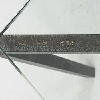 Georg Toth, a coffee table, signed and dated 1998.