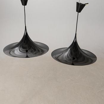 Claus Bonderup & Torsten Thorup, pendant lamps, 1 pair, "Semipendel", Fog & Mørup, Denmark.