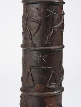 Johannes Dahl, piedestal, "Solvisare", Näfveqvarns bruk, Swedish Grace.