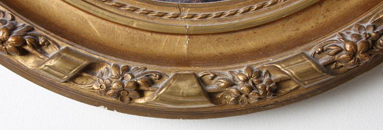 SPEGEL/RAM, gustaviansk stil, 1800-tal.