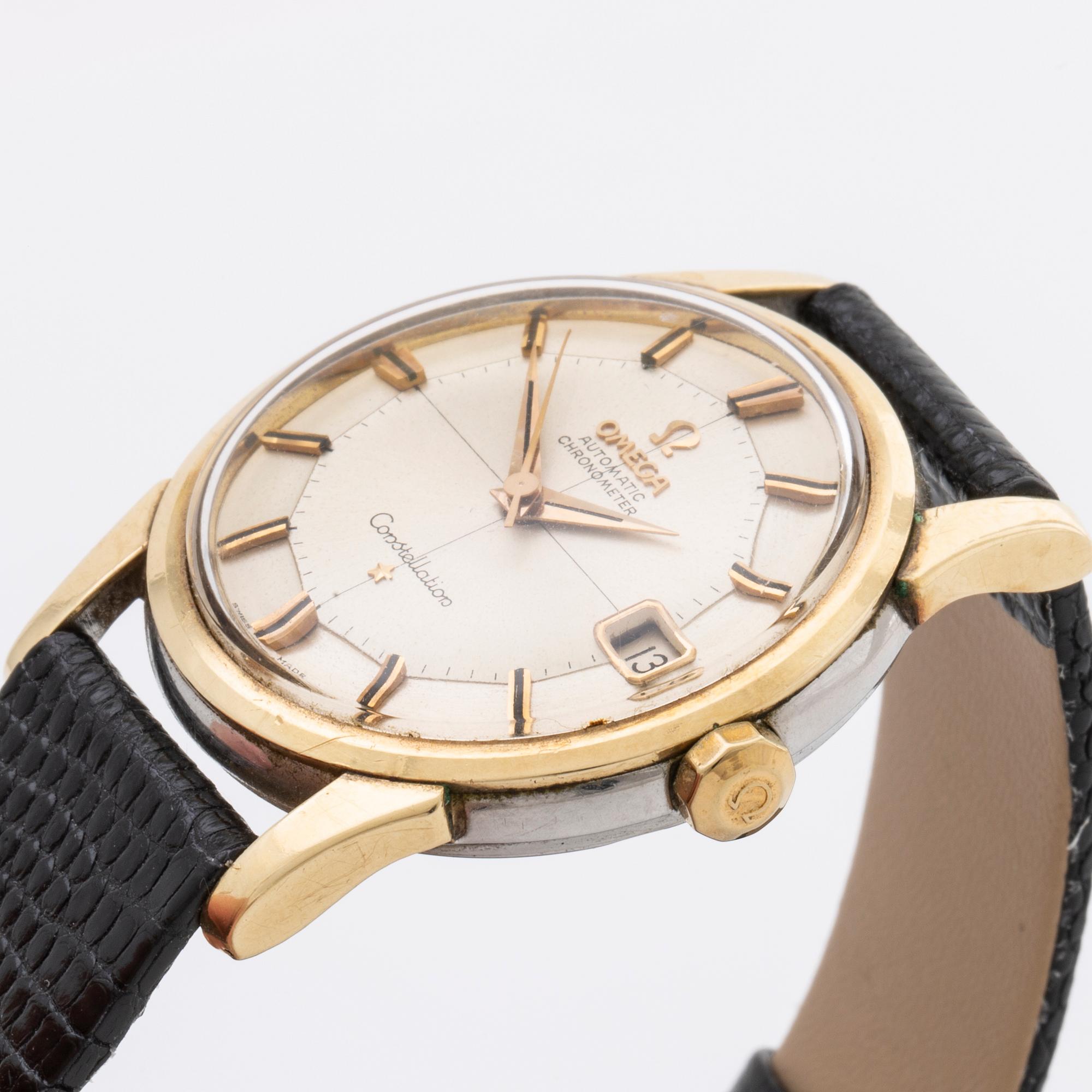 OMEGA, Constellation, Chronometer, "Pie-Pan", armbandsur, 34 mm.