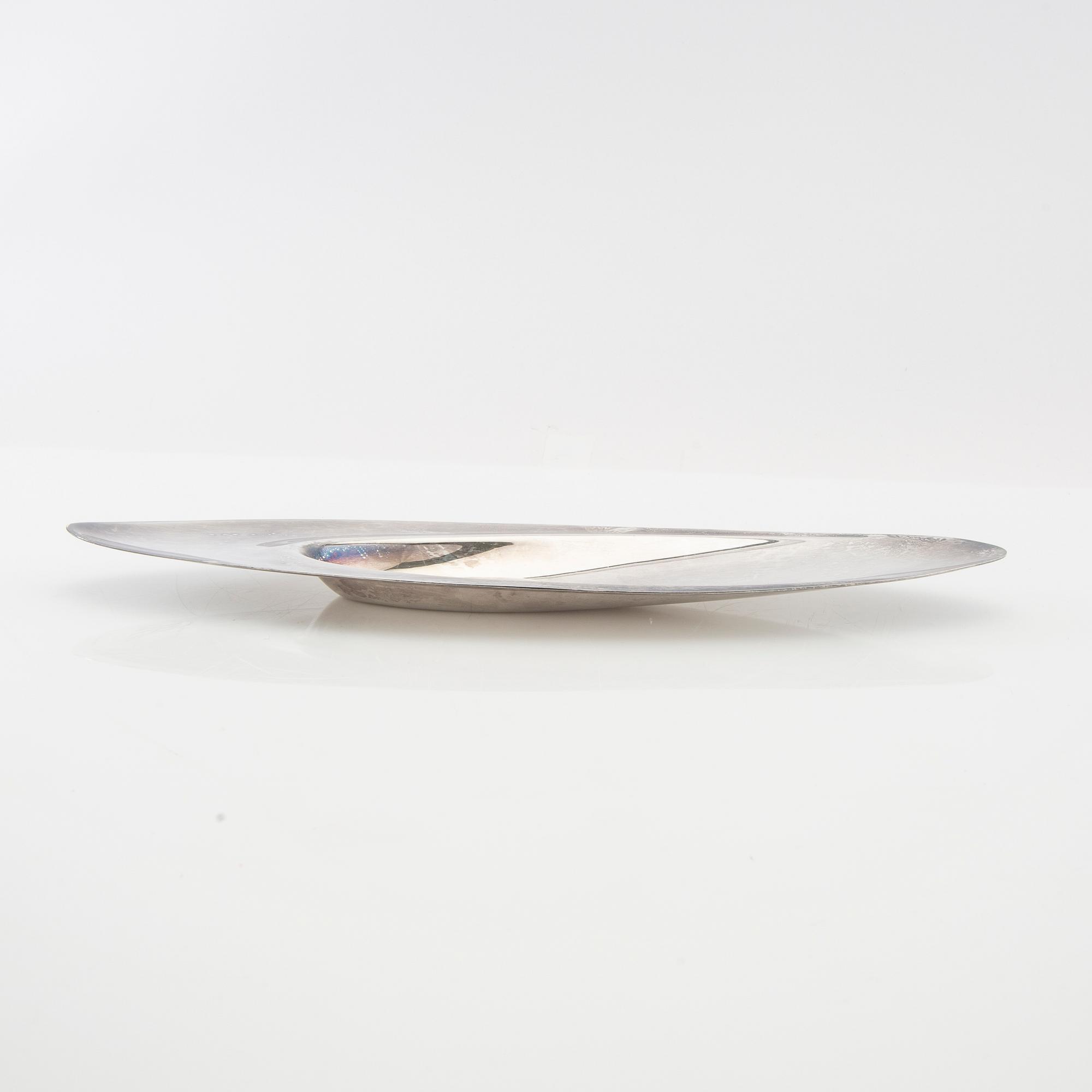 Tapio Wirkkala, fat, silver, TW 114, Kultakeskus, Tavastehus 1962. Modellen formgiven 1956.