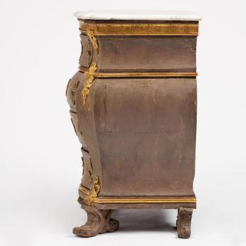 Byrå, Mathias Ortmanns (ca.1692–1757) art. Danmark, 1700-talets mitt. Rokoko.
