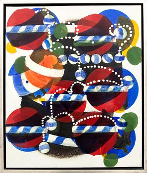 Carl Fredrik Reuterswärd, oil on canvas signed and dated 1969.